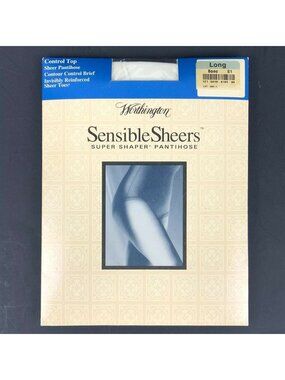 Worthington SensibleSheers Super Shaper Pantyhose Size Long Bone Control Brief